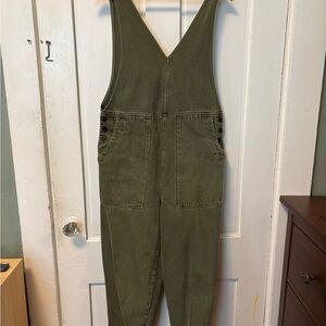 Women's Olive Green Overalls